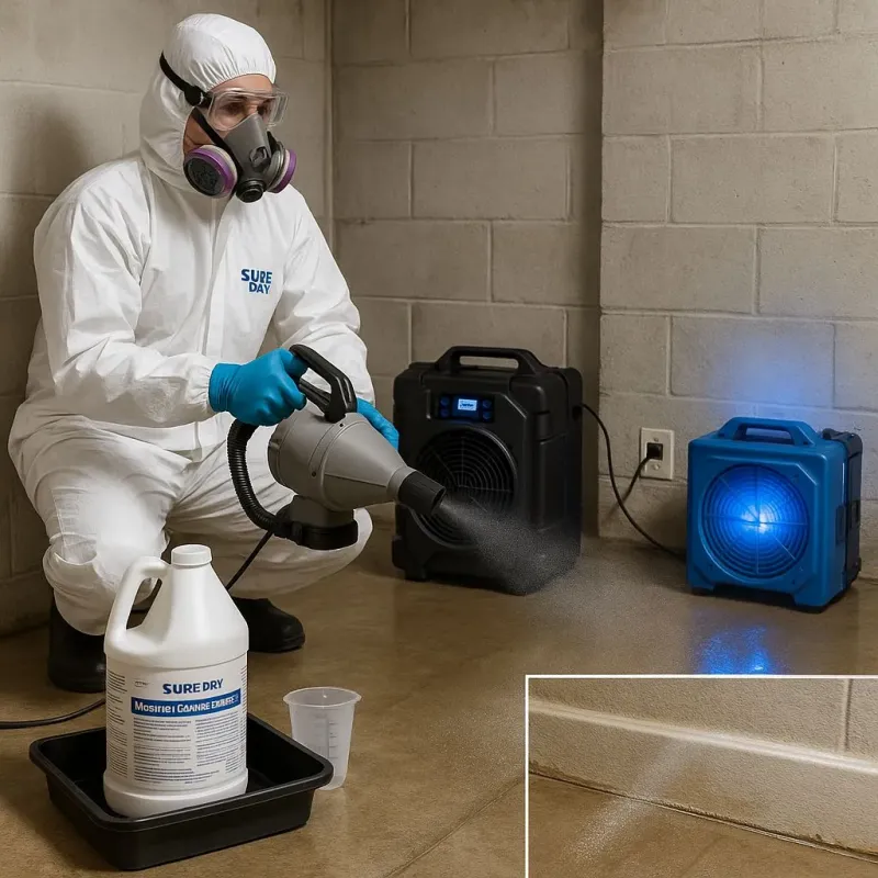 Sanitization and Odor Removal process in Fontana, WI